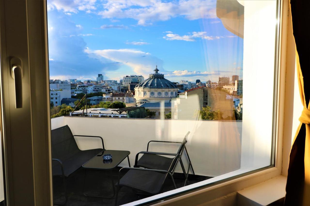 Athenee Palace Apartment - Panoramic View Terrace & Balcony - Free Minibar Bucureşti Exterior foto