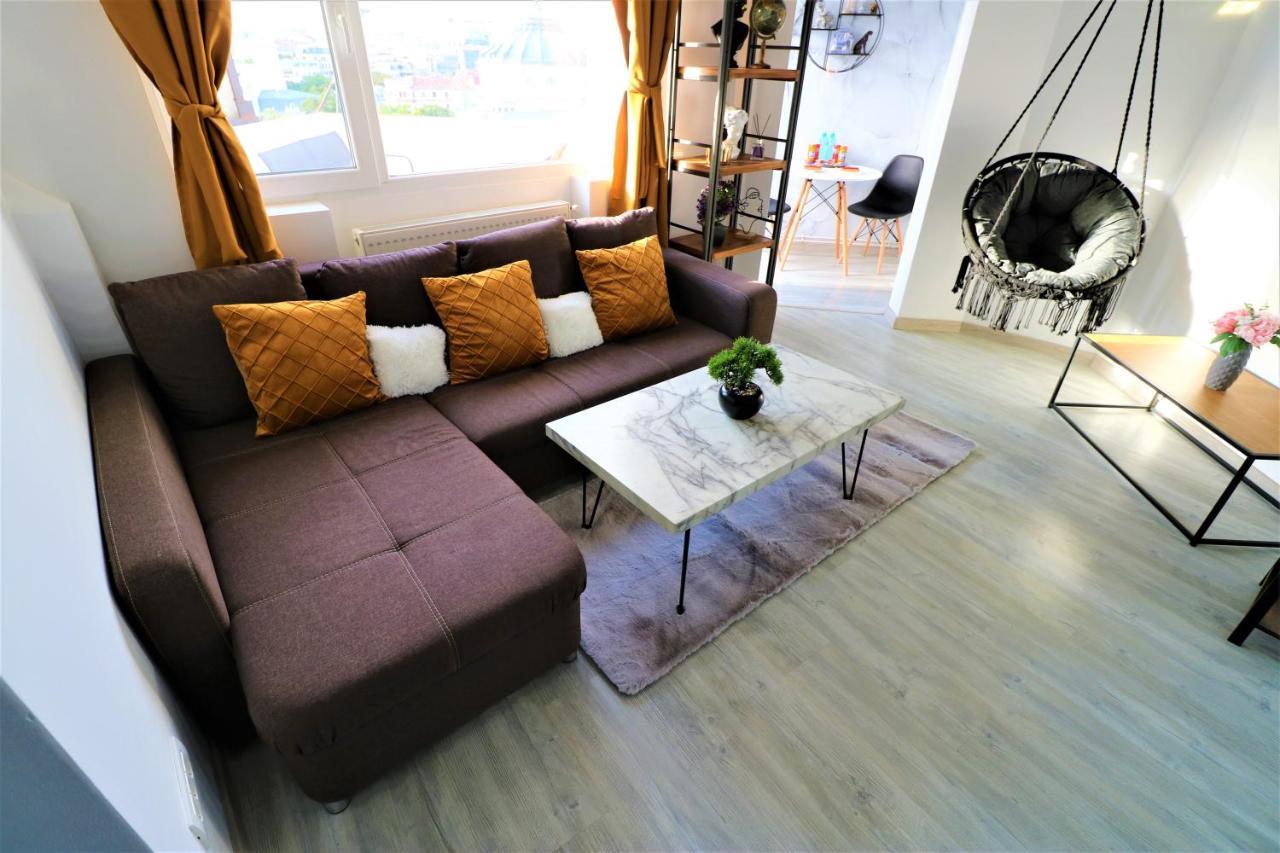 Athenee Palace Apartment - Panoramic View Terrace & Balcony - Free Minibar Bucureşti Exterior foto